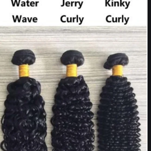 10inch 5types of curly and wave